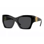Versace VE4452 GB1/87 Damen Cat-Eye Sonnenbrille Schwarz/Grau 54mm
