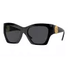 Versace VE4452 GB1/87 Damen Cat-Eye Sonnenbrille Schwarz/Grau 54mm