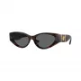 Versace VE4454-542987 Damen Cat-Eye-Sonnenbrille, Havanna/Dunkelgrau, 55mm