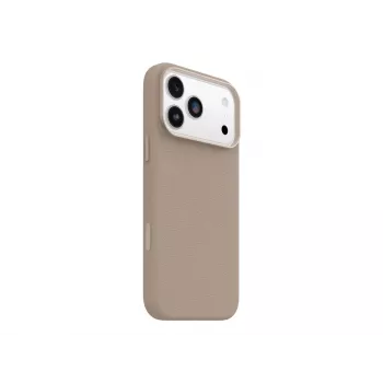 OtterBox Symmetry Series Rückseitenabdeckung für Apple iPhone 17 Pro Max – MagSafe-kompatibel – Kaktusleder, Magnet, Polyurethan – Gray Comfort (Beige) 77-99073