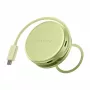 Satechi OntheGo 5-in-1 Multiport Adapter - USB-C Hub mit 4K HDMI, USB-C 5Gbps, USB-A 5Gbps, SD-Kartenleser, 60W PD Pass-through (Citrus)
