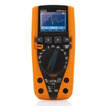 HT Instruments HT64 Digitalmultimeter mit Datenlogger, True RMS, CAT III 1000V / CAT IV 600V, 6000 Counts 1010340