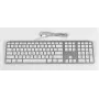 Matias Kabelgebundene USB-C Tastatur für Mac – Silber – U.S. Version (FK316CS)