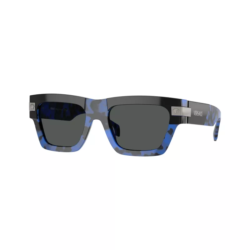 Versace VE4464-545887 Damen Cat-Eye Sonnenbrille, Schwarz/Grau, 55mm