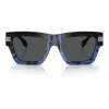 Versace VE4464-545887 Damen Cat-Eye Sonnenbrille, Schwarz/Grau, 55mm
