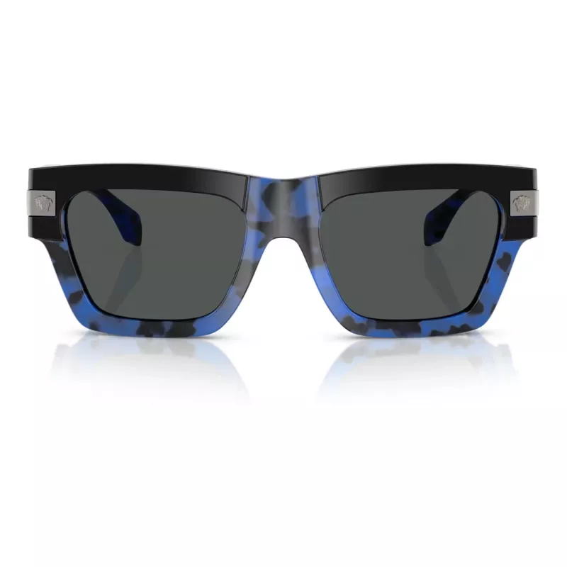 Versace VE4464-545887 Damen Cat-Eye Sonnenbrille, Schwarz/Grau, 55mm