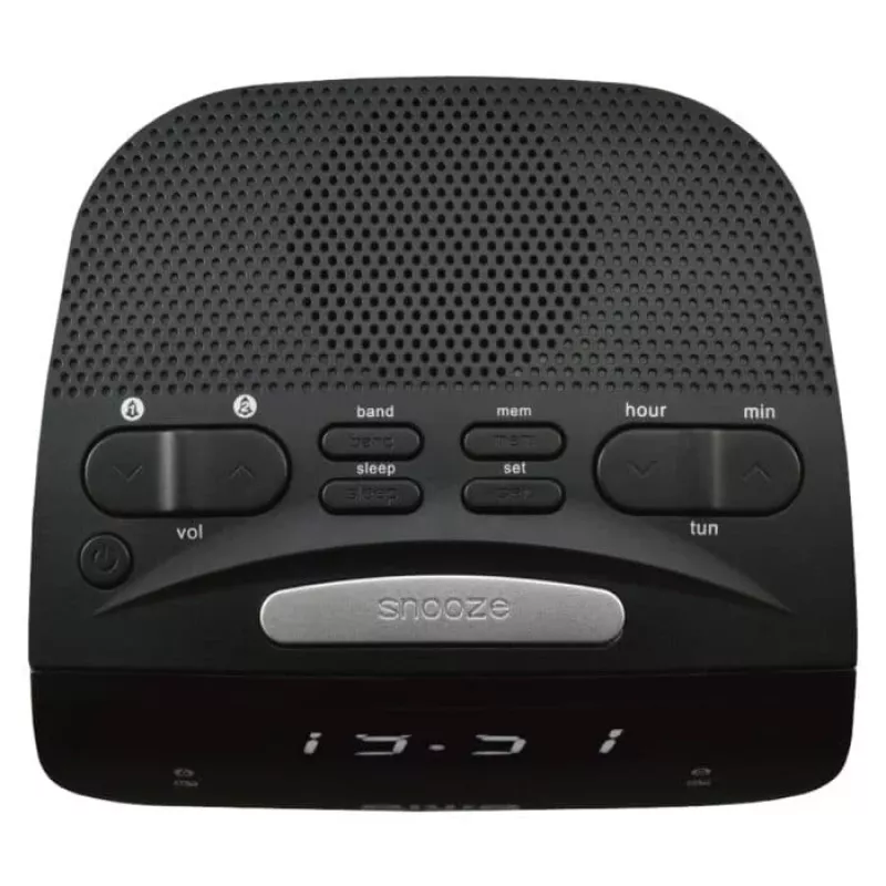 AIWA CR-15 Digital-Radiowecker, Schwarz