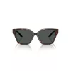 Versace VE4471B10887 Damen-Sonnenbrille – Havana-Rahmen, dunkelgraue Gläser, 56mm