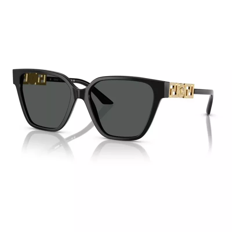 Versace Damen-Sonnenbrille VE4471BGB187 Schwarz/Grau 56mm