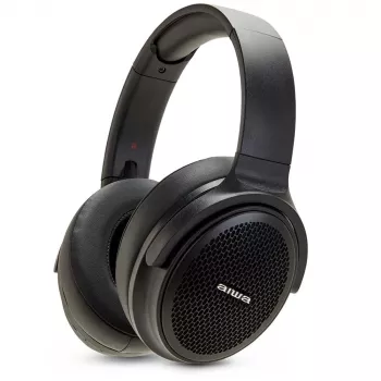 AIWA HST-250BT/BK kabellose In-Ear-Kopfhörer mit HyperBass, Bluetooth 5.0, IPX4, Schwarz