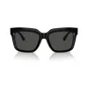 Burberry BE4419-300187 Damen-Sonnenbrille, schwarzes Gestell, graue Gläser, 54mm