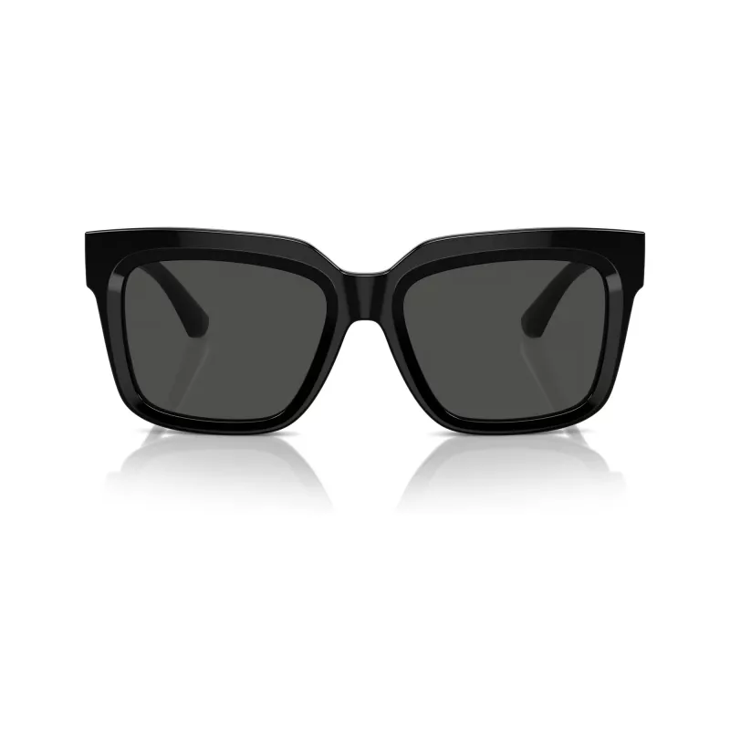Burberry BE4419-300187 Damen-Sonnenbrille, schwarzes Gestell, graue Gläser, 54mm