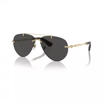 Burberry BE3151 Damen Cat-Eye-Sonnenbrille, dunkelbraunes Havanna-Gestell, braune Gradient-Gläser, 60mm BE3151-110987
