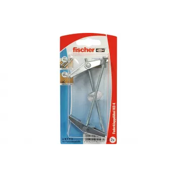 Fischer 084341 KD 4 K NV Hohlraumdübel mit Hakenschraube, 105 mm, 1 Set