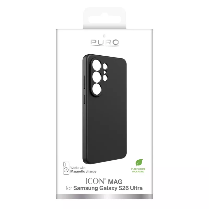 SBS Mobile Icon Mag Hülle für Samsung Galaxy S26 Ultra – Schwarz PUSGS26UICONMAGBLK