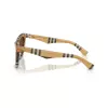 Burberry BE4435-414673 Damen-Sonnenbrille, schwarzes Gestell, dunkelgraue Gläser, 53/18/140 mm