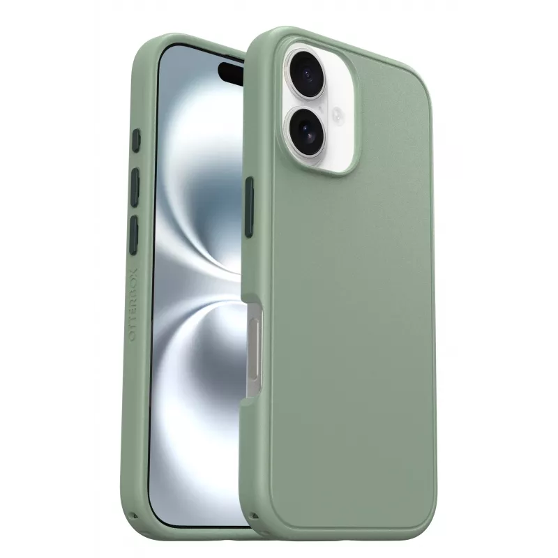 OtterBox Symmetry MagSafe Hülle für iPhone 16 – Everglade Green 77-96535