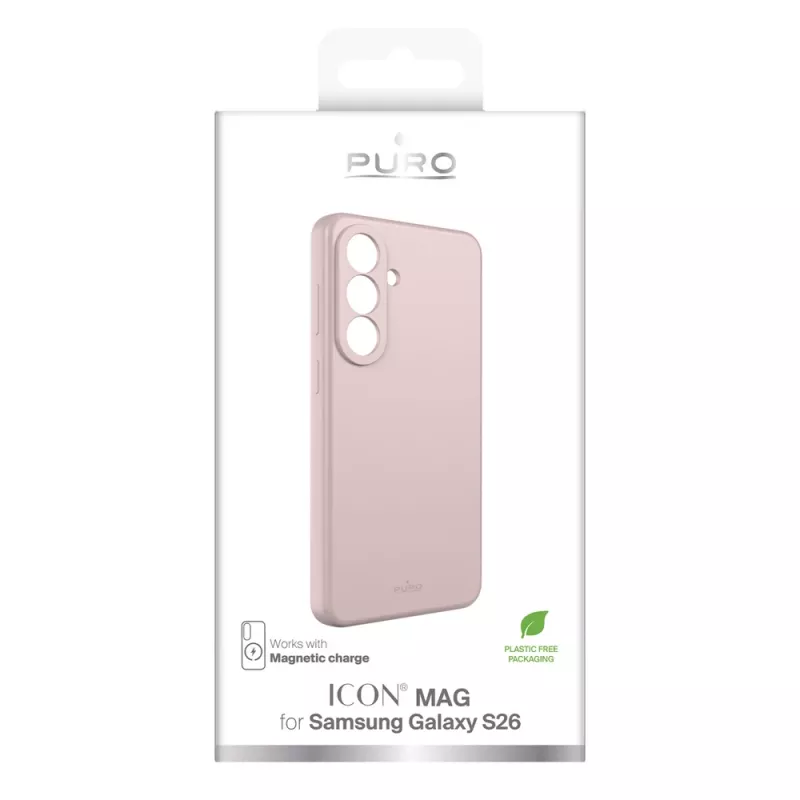 SBS Mobile Icon Mag Hülle für Samsung Galaxy S26 - Rose PUSGS26ICONMAGROSE