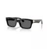Burberry BE4443-300187 Damen-Sonnenbrille, schwarzes Gestell, graue Gläser, 55/20/145 mm