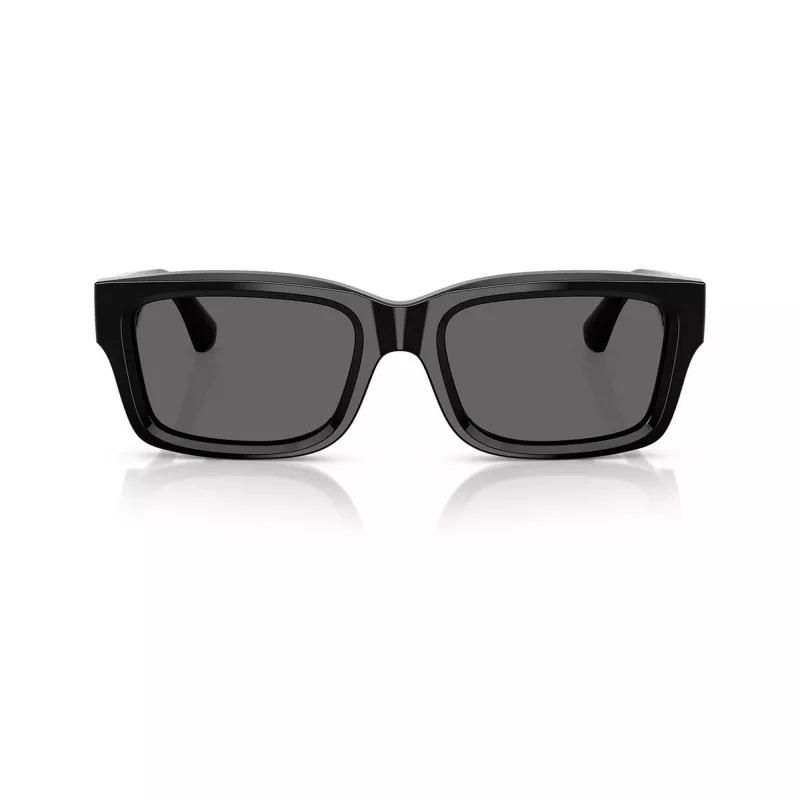 Burberry BE4443-300187 Damen-Sonnenbrille, schwarzes Gestell, graue Gläser, 55/20/145 mm