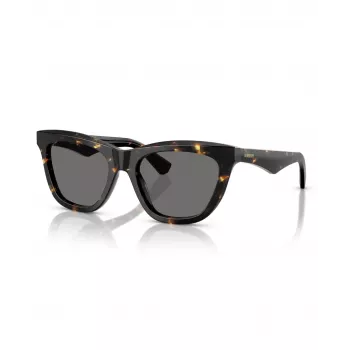 Burberry BE4435-410681 Damen Cat-Eye-Sonnenbrille, Havana/Braun, 53/18/140 mm