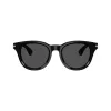 Burberry BE4439F300187 Herren Sonnenbrille, quadratisch, Acetat, Schwarz/Dunkelgrau, 51-21-145 mm