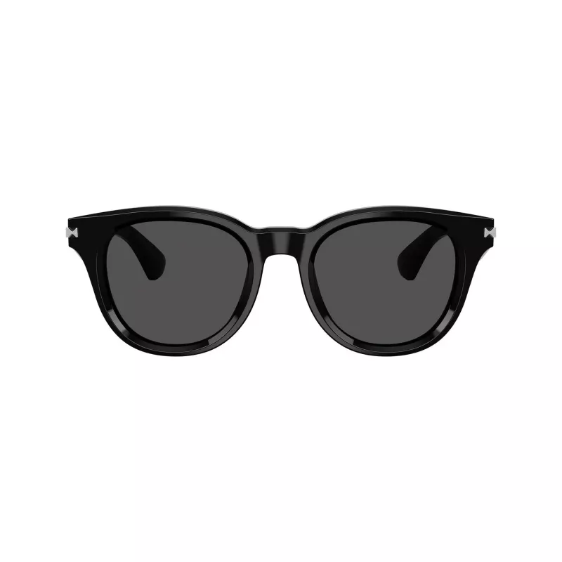Burberry BE4439F300187 Herren Sonnenbrille, quadratisch, Acetat, Schwarz/Dunkelgrau, 51-21-145 mm