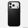 NOMAD Modern Lederhülle für iPhone 17 Pro MagSafe Schwarz