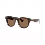 Burberry Herren BE4439F Dark Havana eckige Sonnenbrille 51/21/145 mm BE4439F300273