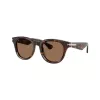 Burberry Herren BE4439F Dark Havana eckige Sonnenbrille 51/21/145 mm BE4439F300273