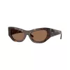 Burberry BE4450U300273 Damen-Sonnenbrille, dunkel Havanna Rahmen, braune Gradient Gläser, 54-19-140 mm
