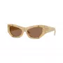 Burberry Damen BE4450U415773 eckige Sonnenbrille, Havana/Braun Gradient, 54mm
