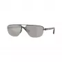 Burberry BE3164-13166G Herren Pilot Sonnenbrille, schwarzes Gestell, graue Gradient Gläser, 62mm