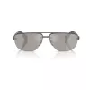 Burberry BE3164-13166G Herren Pilot Sonnenbrille, schwarzes Gestell, graue Gradient Gläser, 62mm