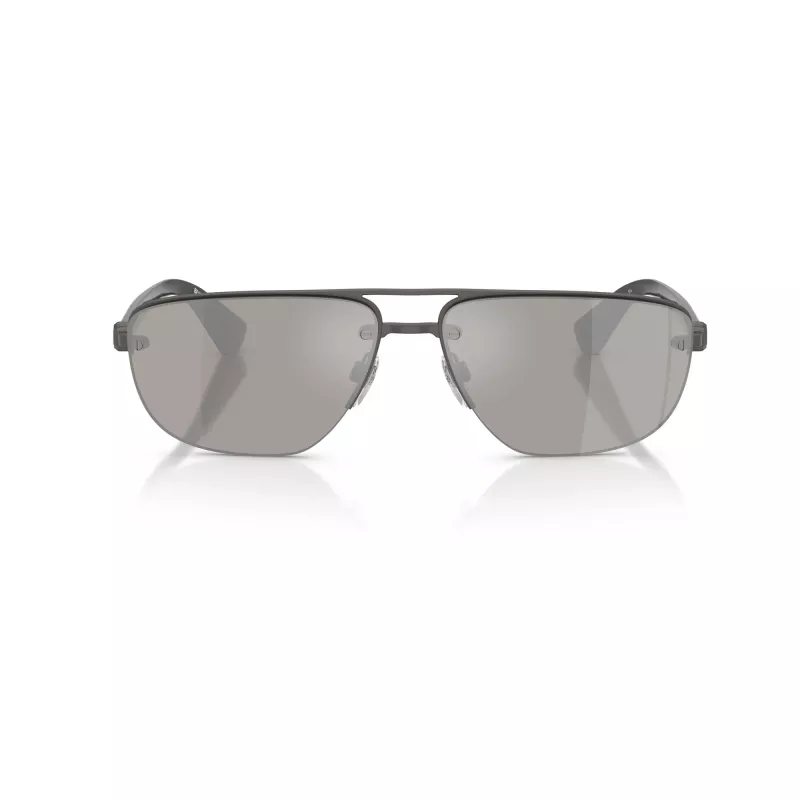 Burberry BE3164-13166G Herren Pilot Sonnenbrille, schwarzes Gestell, graue Gradient Gläser, 62mm