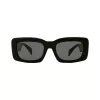 Versace VE4444UGB187 Damen Cat-Eye-Sonnenbrille, schwarzes Gestell, graue Gradient-Gläser, 54mm