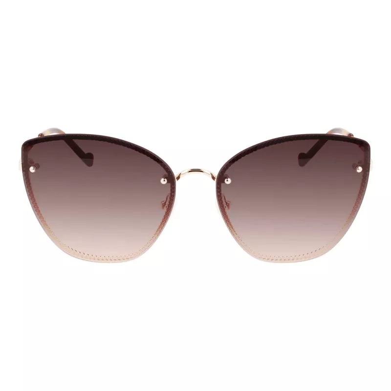 LIU JO Damen-Sonnenbrille LJ148S-714 Havana Braun Gradient Butterfly