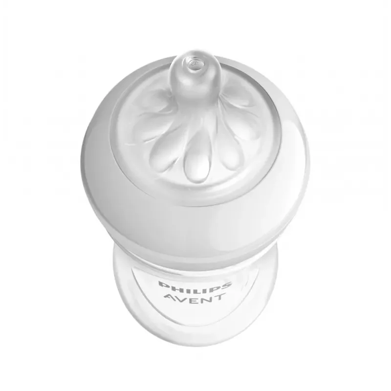 Philips Avent Natural Response Babyflaschensauger, schneller Milchfluss, 3m+, 2er-Pack, Silikon, Transparent
