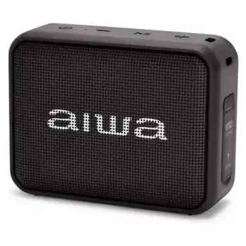 AIWA BS-200MKIII tragbarer Bluetooth-Lautsprecher, Schwarz