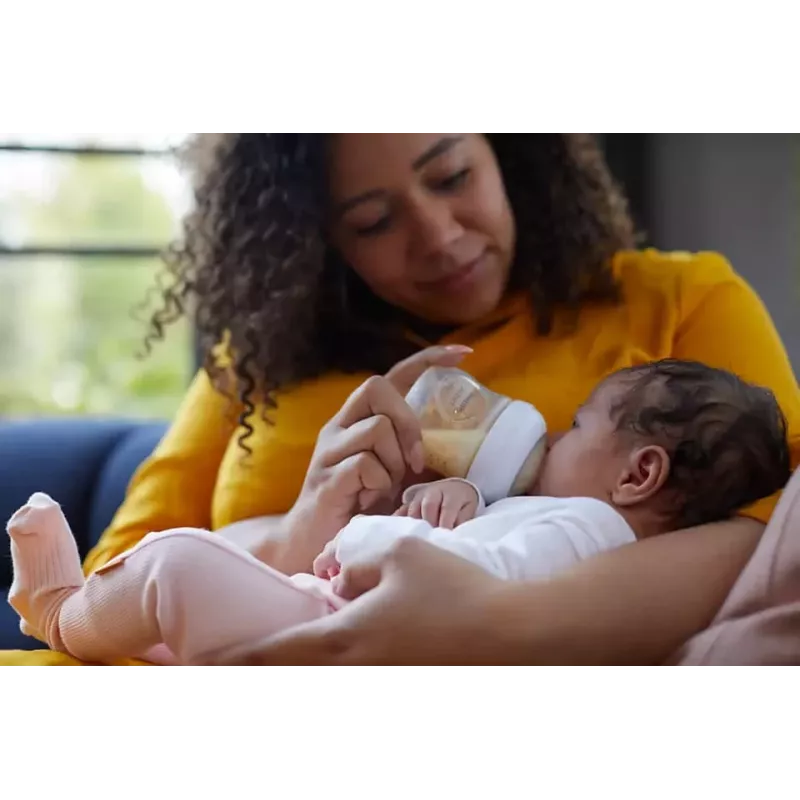 Philips Avent Natural Response Trinkflasche 125 ml mit Neugeborenen-Sauger, 0m+