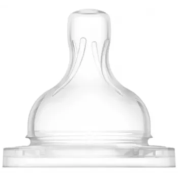 Philips Avent Anti-colic Babyflaschen-Silikonsauger, mittlerer Durchfluss, 3M+, 2er-Pack