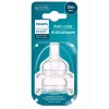 Philips Avent Anti-colic Babyflaschen-Silikonsauger, mittlerer Durchfluss, 3M+, 2er-Pack