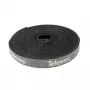 Televes KB 8 Klettband-Kabelbinder-Rolle, 8 mm x 10 m, Schwarz, Wiederverwendbar 200101