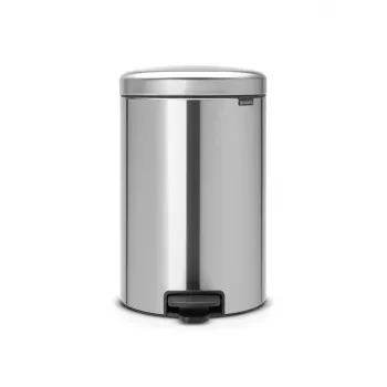 Brabantia NewIcon 20L Tretmülleimer, Matt Steel