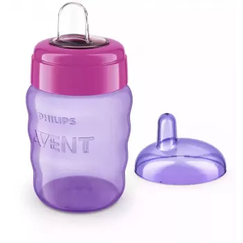 Philips AVENT Easy Sip Trinklernbecher 9m+ 260ml Silikontülle Pink