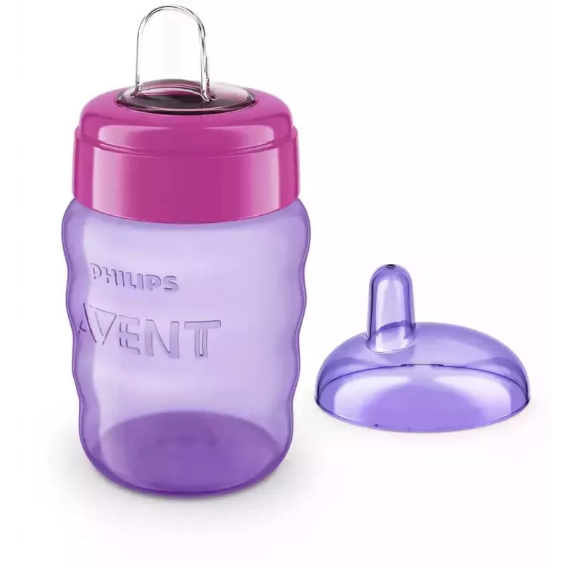 Philips AVENT Easy Sip Trinklernbecher 9m+ 260ml Silikontülle Pink