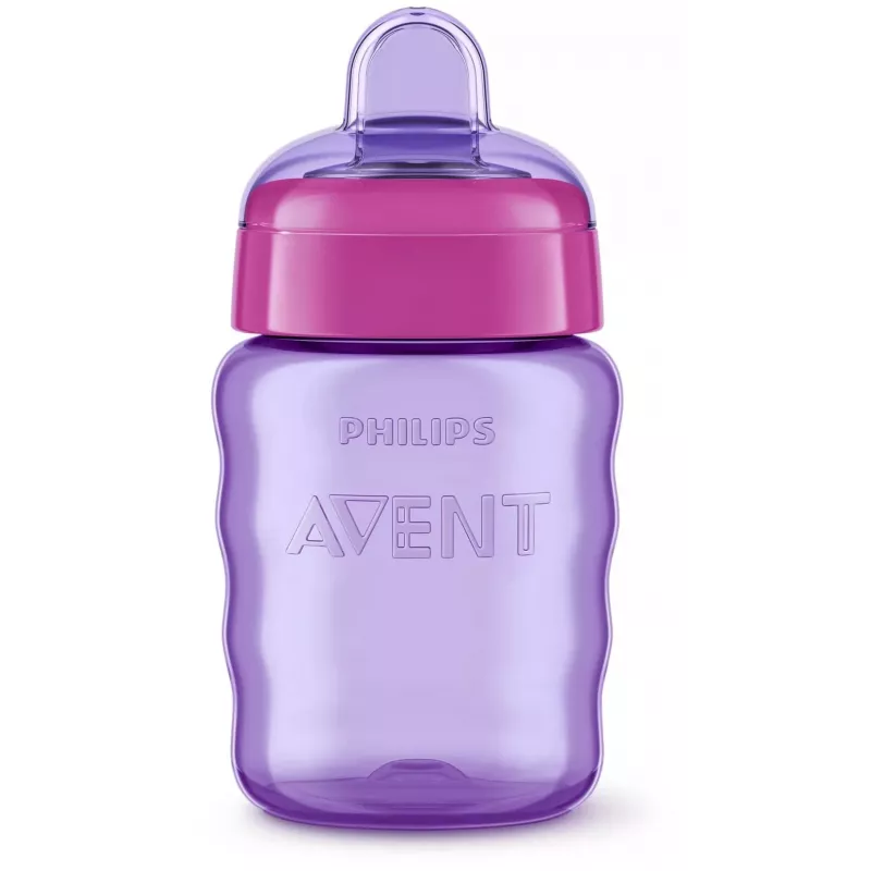 Philips AVENT Easy Sip Trinklernbecher 9m+ 260ml Silikontülle Pink
