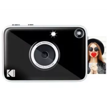 Kodak RODOMATICPBK Digitale Sofortdruckkamera 10MP mit integriertem Blitz (Schwarz)
