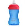 Philips Avent My Grippy Trinklernbecher mit weichem Ausguss 300ml, 9M+, Blau