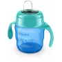 Philips AVENT Easy Sip Trinklernbecher mit Griffen, 6M+, 200ml, Silikontülle, Grün